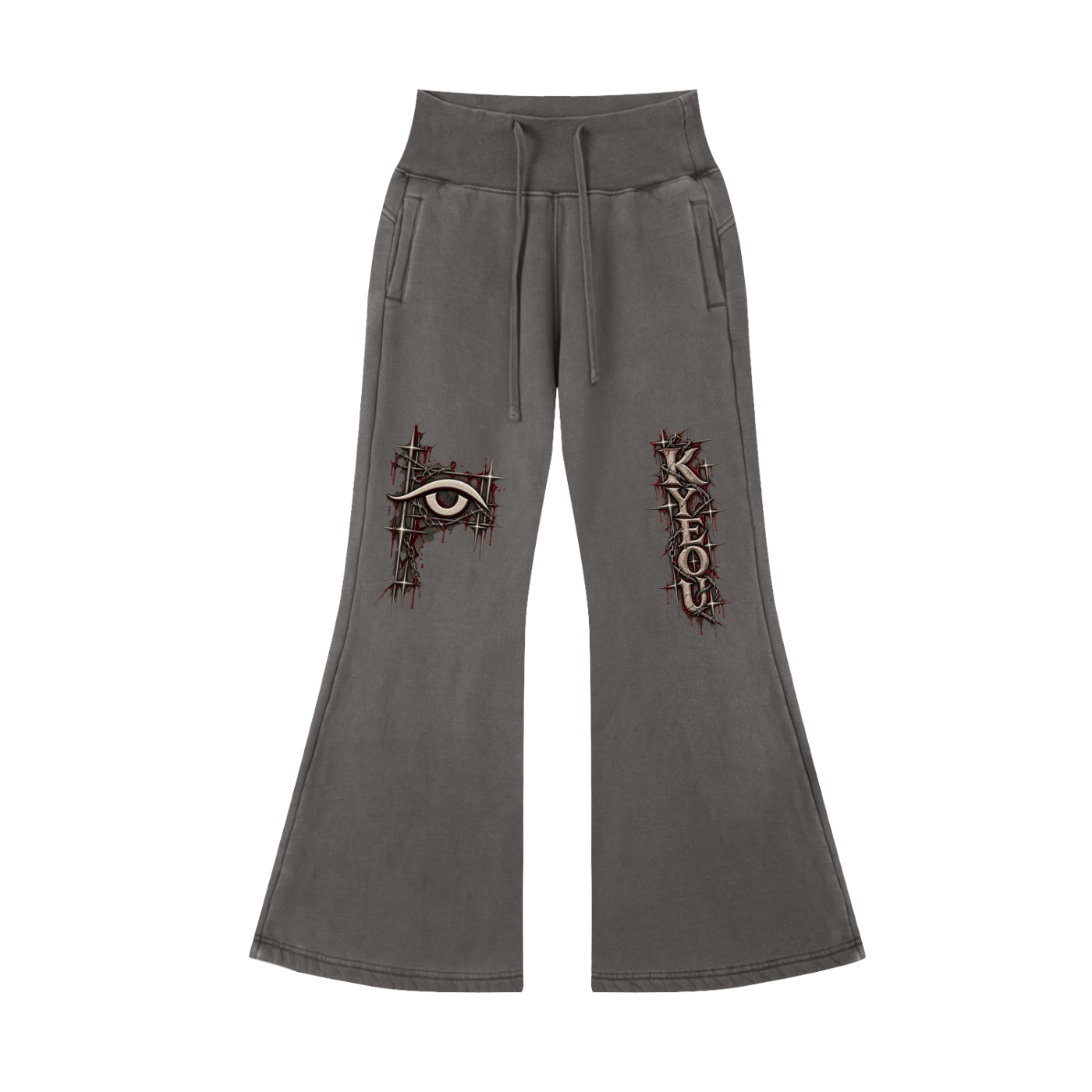 KYEOU Eyes On The Future Flare Pants