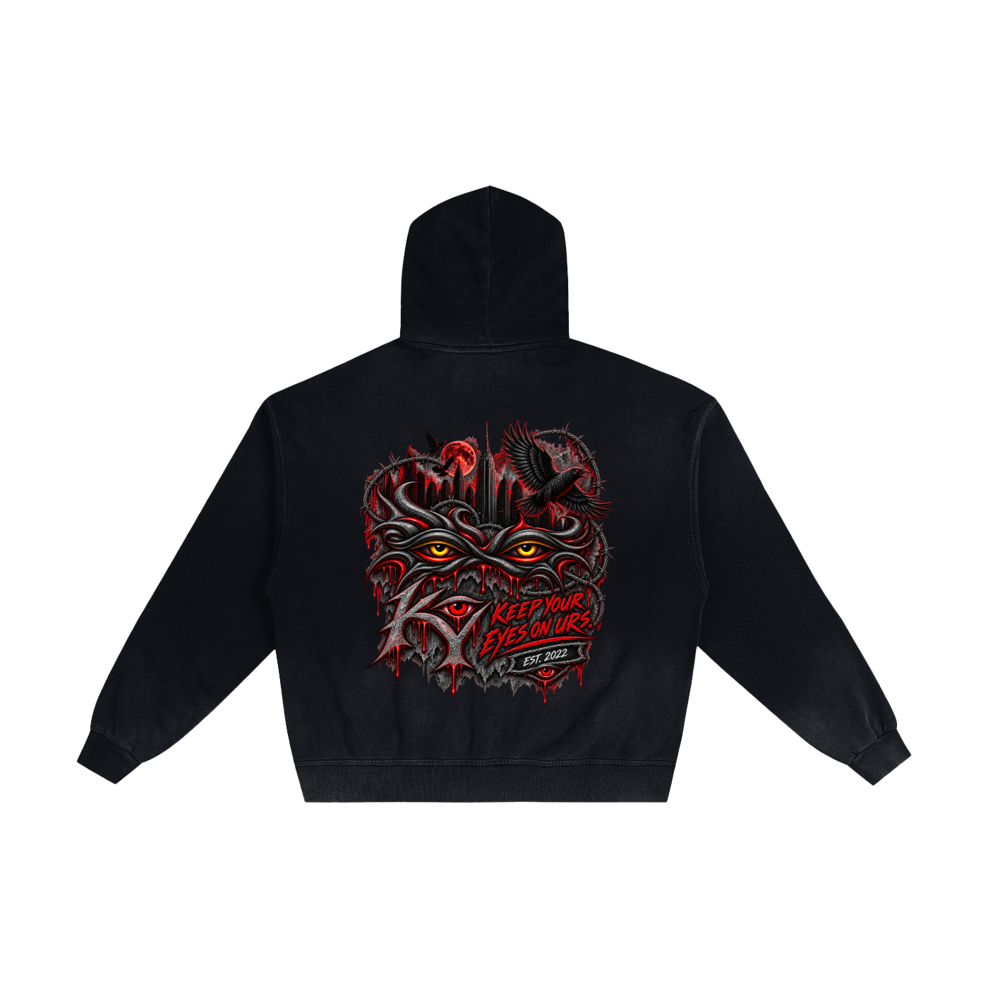 KYEOU Watch Everything Sunfade Zip Hoodie
