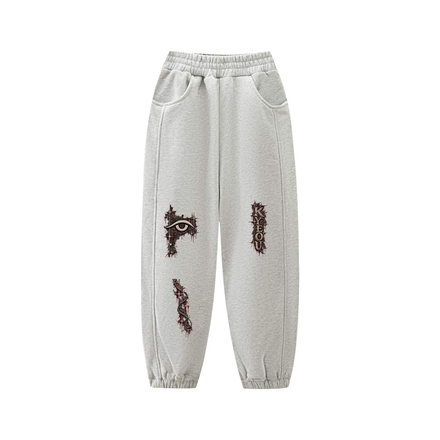 Kids set Flower Gray pants