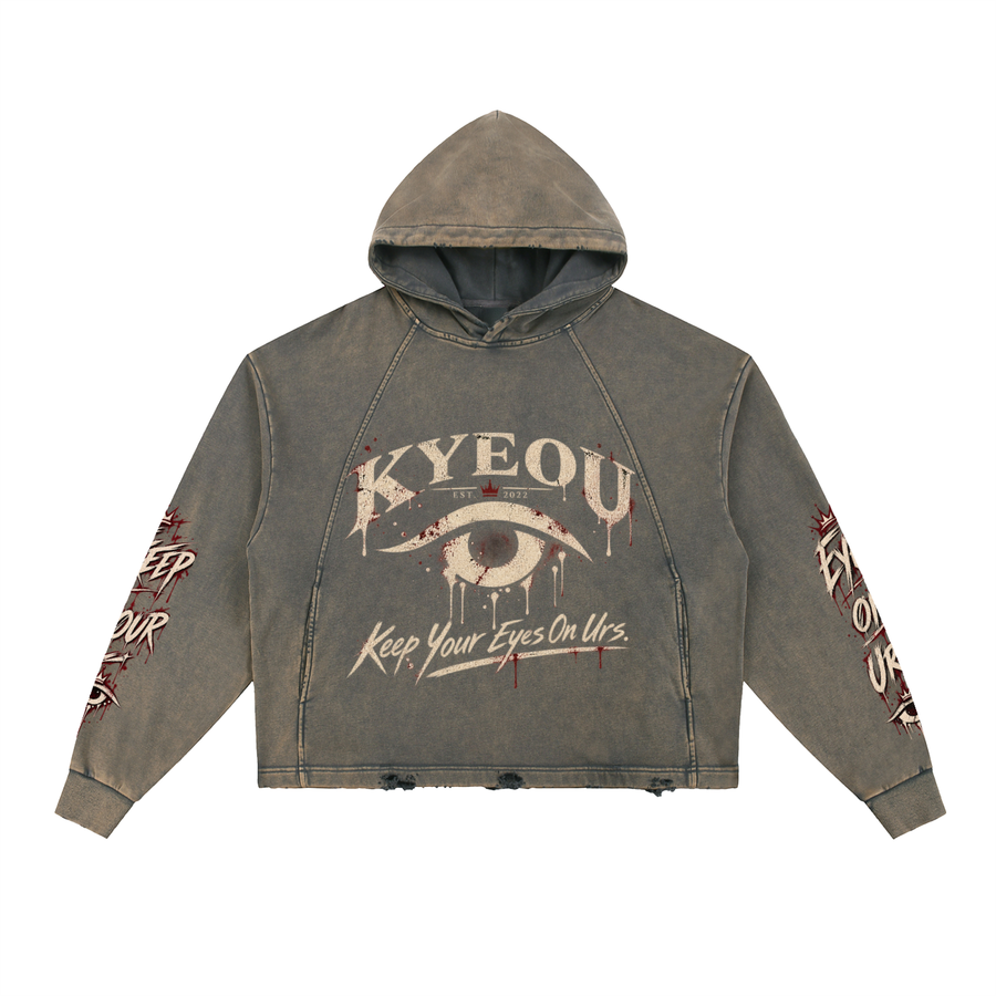 KYEOU Under Pressure Distressed Hoodie