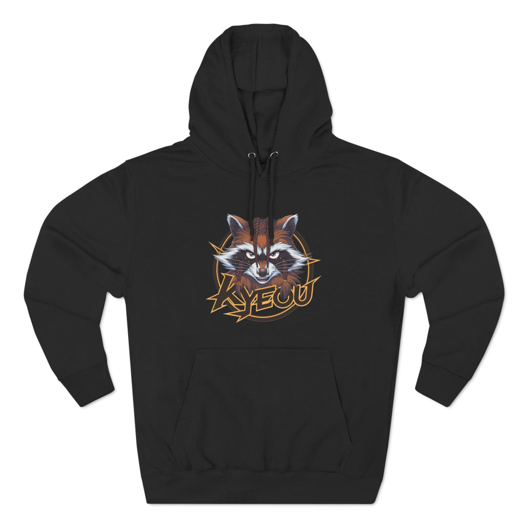 KYEOU Starlight Richie Raccz Raccoon 3-Panel Fleece Hoodie