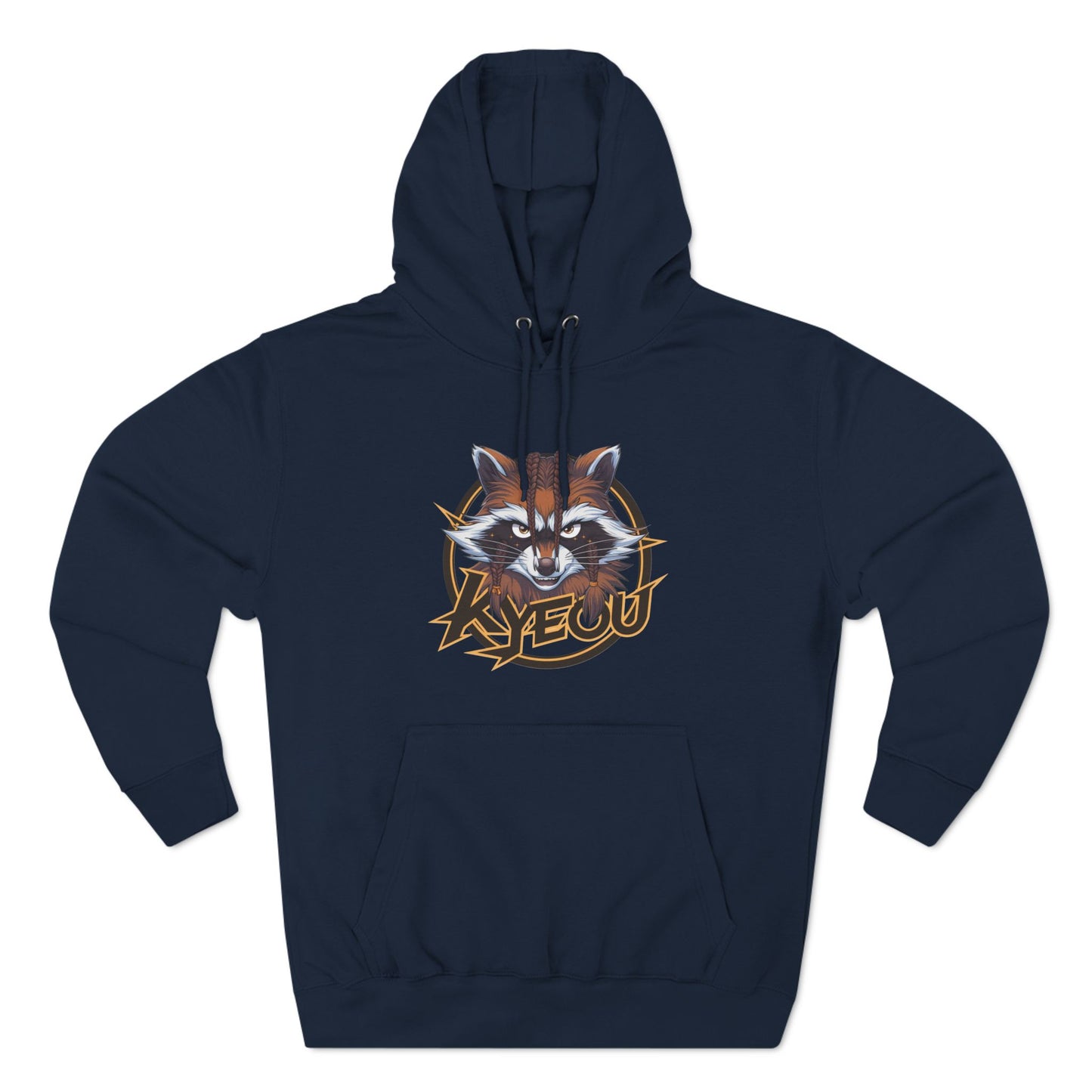 KYEOU Starlight Richie Raccz Raccoon 3-Panel Fleece Hoodie