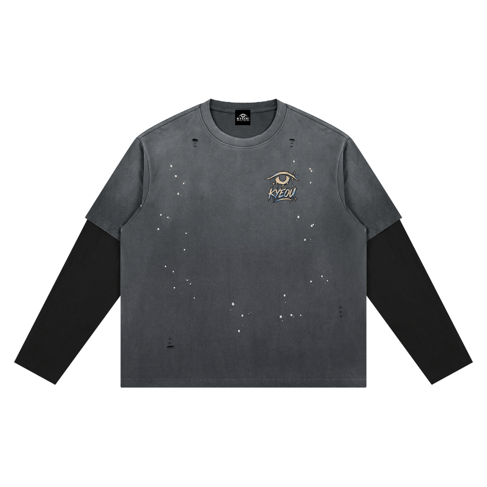 KYEOU Stay Focused Vintage Layer Tee