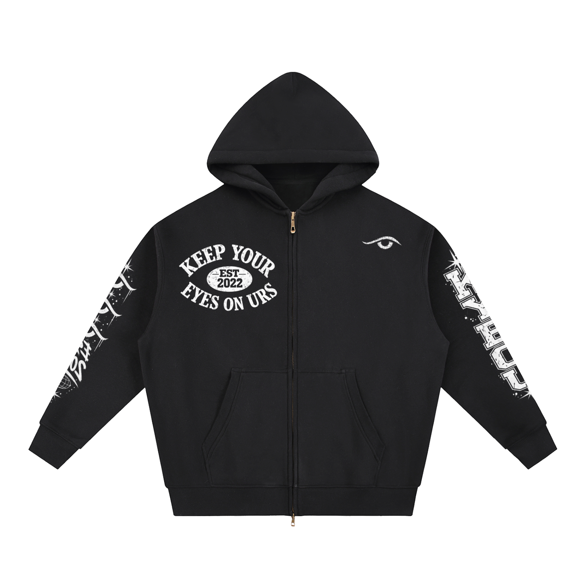 KYEOU Eyes On Urs Vintage Zip hoodie