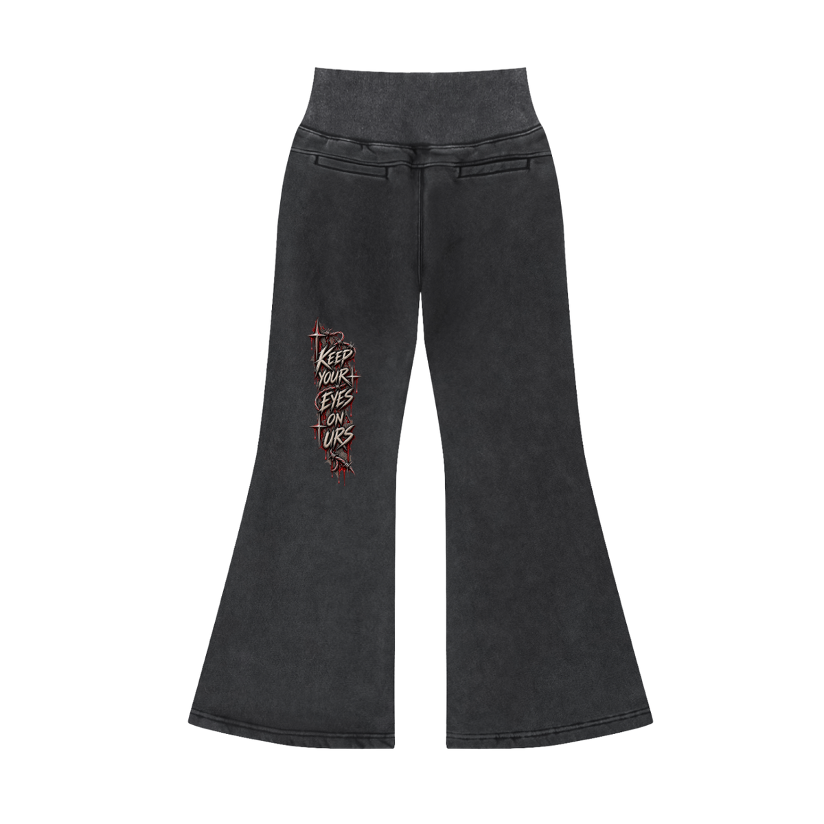 KYEOU Eyes On The Future Flare Pants