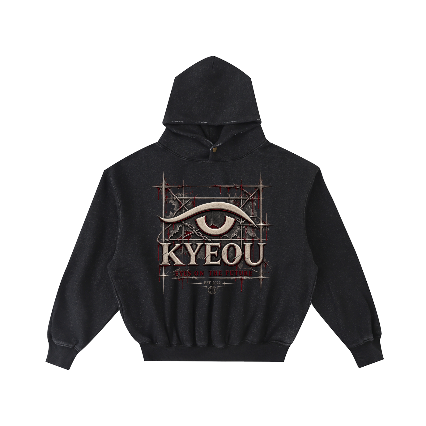 Men's set Black hoodie