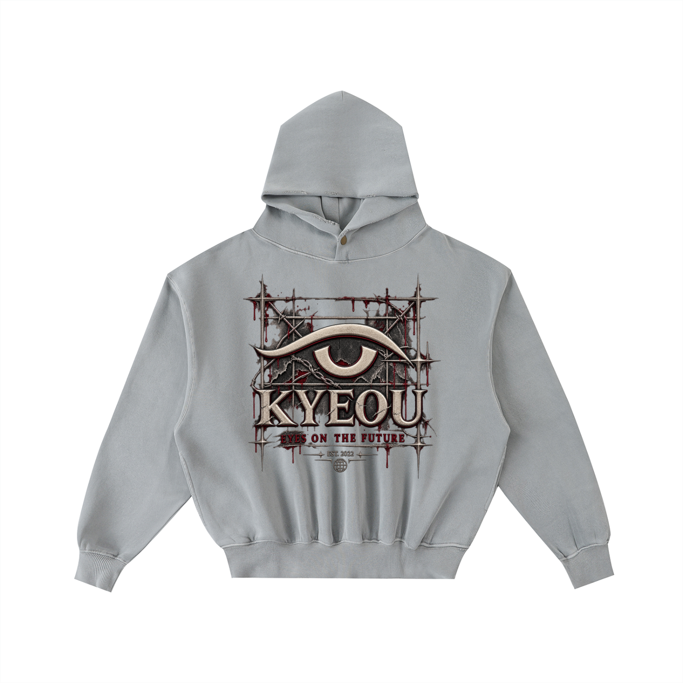 Men's set Light Gray hoodie